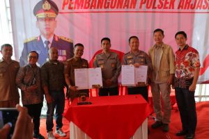 Mako Polsek Arjasari Mulai Dibangun, Tingkatkan Pelayanan Polri Kepada Masyarakat