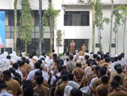 Gelaran Apel Hari Senin Pertama Kepemimpinan Ngatiyana Sebagai Wali Kota Cimahi