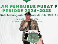 Dito Ariotedjo Hadiri Pelantikan Pengurus Pusat PORDASI Periode 2024-2028