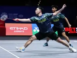 Ganda Putra Indonesia Sabar/Reza Kejutkan All England 2025, Lolos ke Semifinal