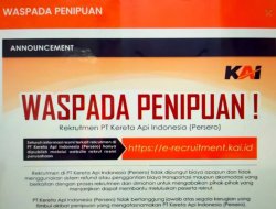 Masyarakat Diminta Waspada, PT KAI Tegaskan Rekrutmen Resmi Tak Dipungut Biaya