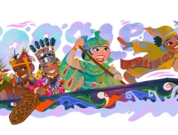 Google Doodle Meriahkan HUT ke-80 RI dengan Tradisi Pacu Jalur dari Riau