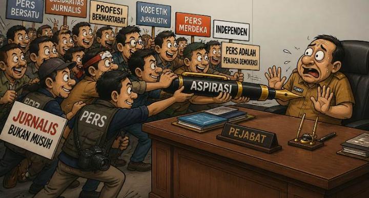 Forum Jurnalis Jabar Istimewa Siap Laporkan Saudara “D” ke Inspektorat Jawa Barat